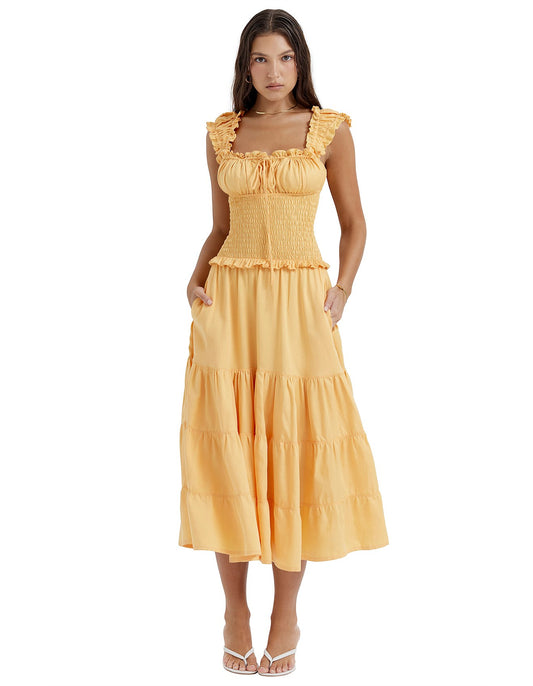 PHEDRA DRESS APRICOT