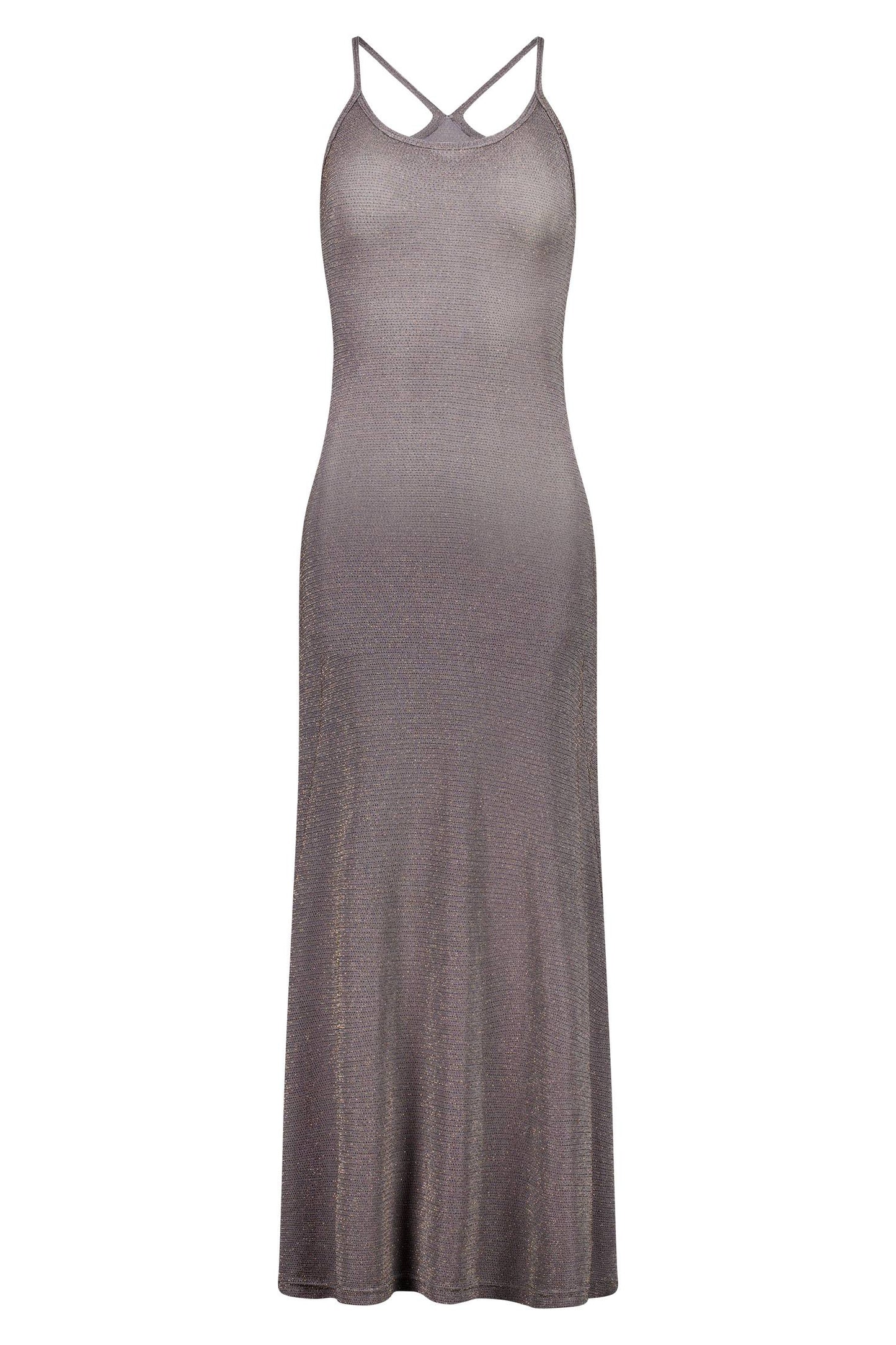 Racer Slip Dress in Shimmer - Momentary Wardrobe