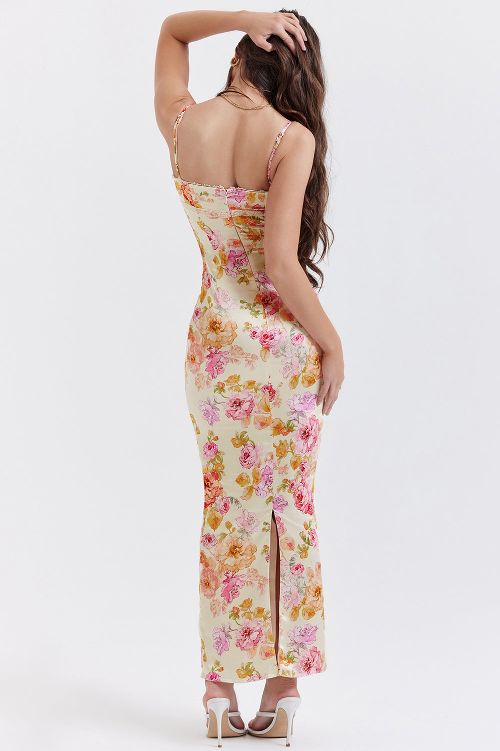 Josefina Ivory Floral Maxi Dress - Momentary Wardrobe